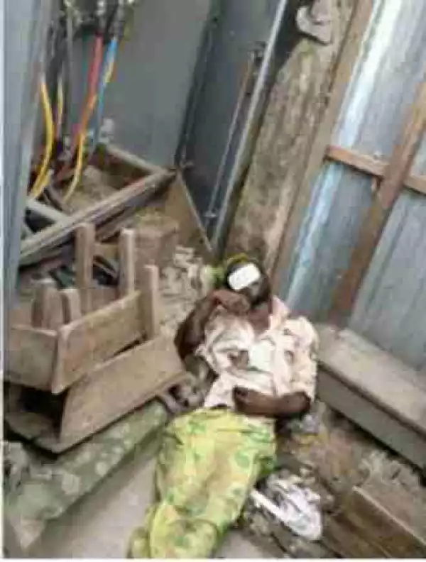 So Sad! Cable Thief Dies After Being Electrocuted At Balogun Market (Photo)